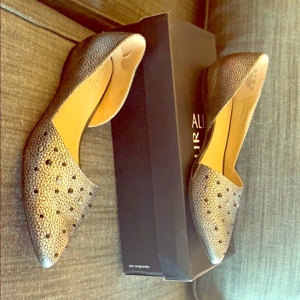 Naturalizer Samantha 2 Silver Flats